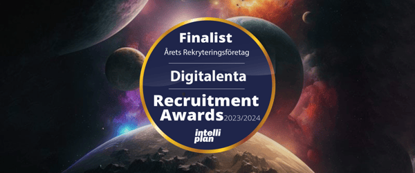 Digitalenta - Finalist i Årets Rekryteringsföretag